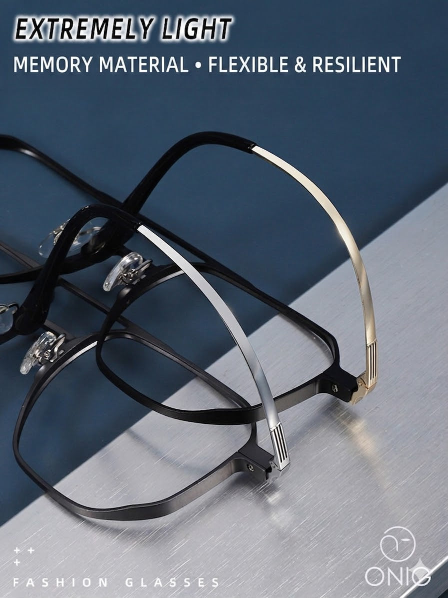 Prescription Eyeglasses | 10g Ultra-Light Titanium Alloy Magnetic Clip-On Frame
