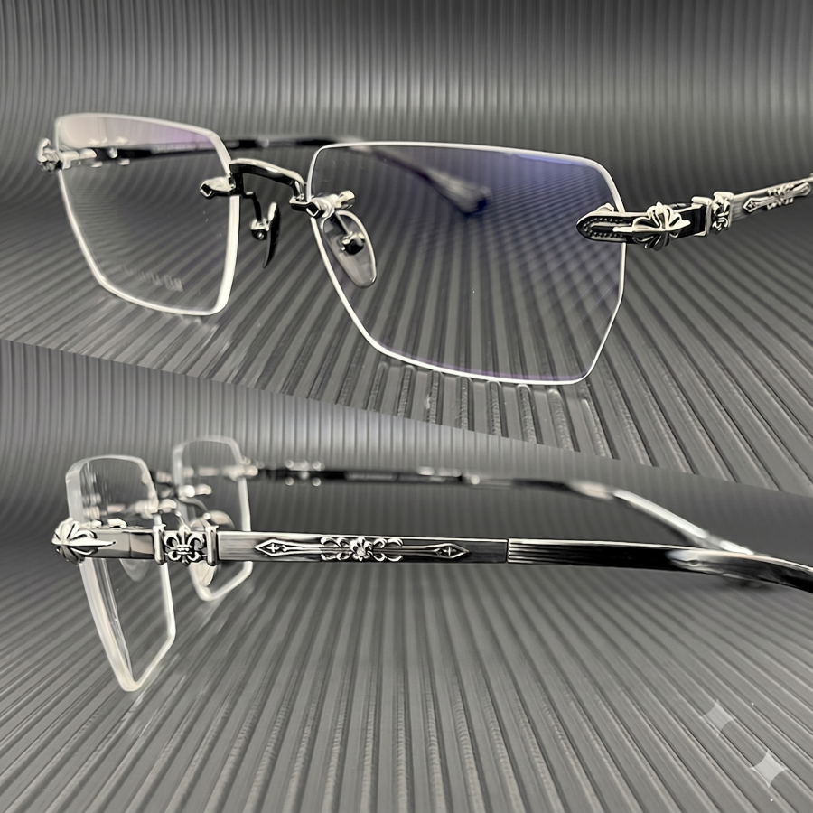 Prescription Men’s Eyeglasses | Vintage Rimless Photochromic Glasses