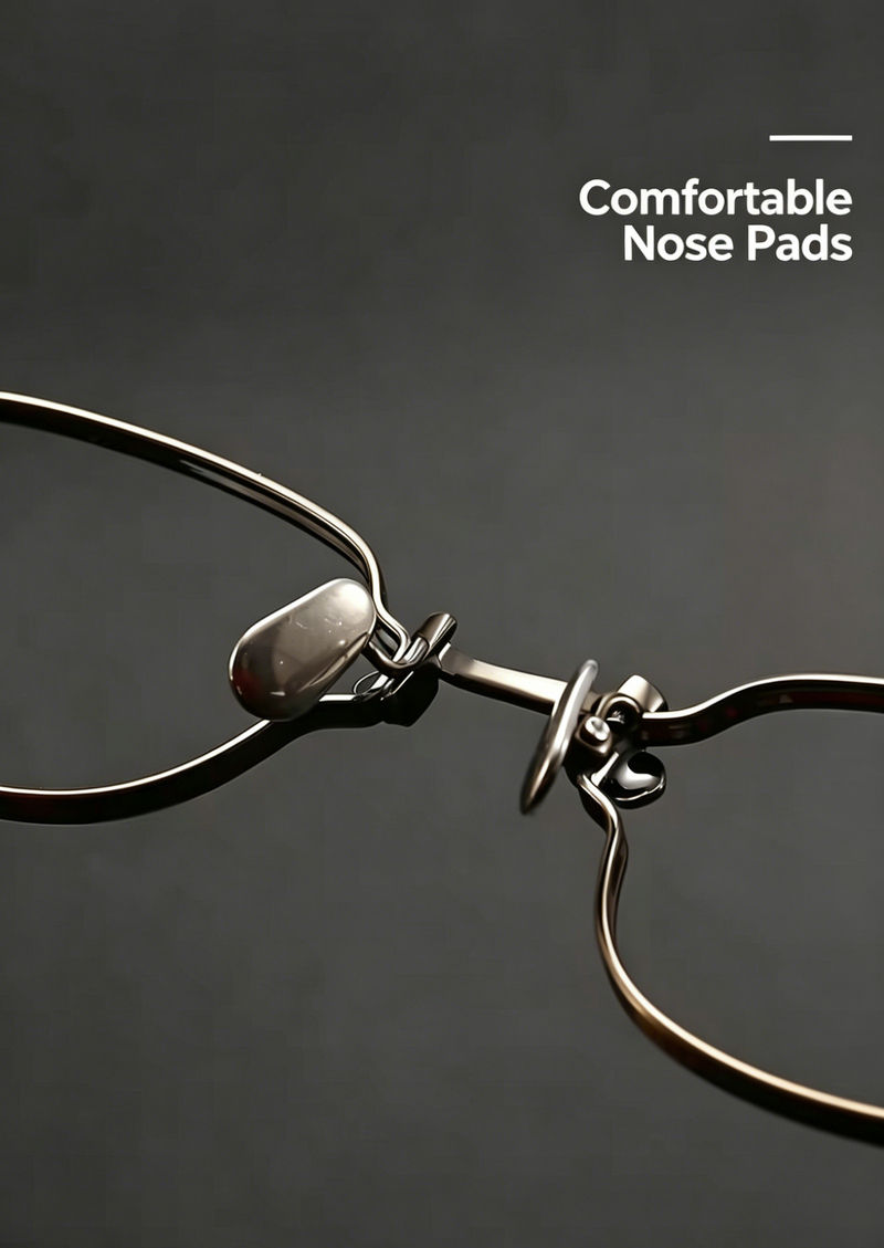 Prescription Glasses | Vintage Tiny Oval Titanium Optical Frames