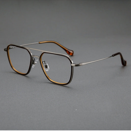 Prescription Glasses | Titanium Double Bridge Optical Frame