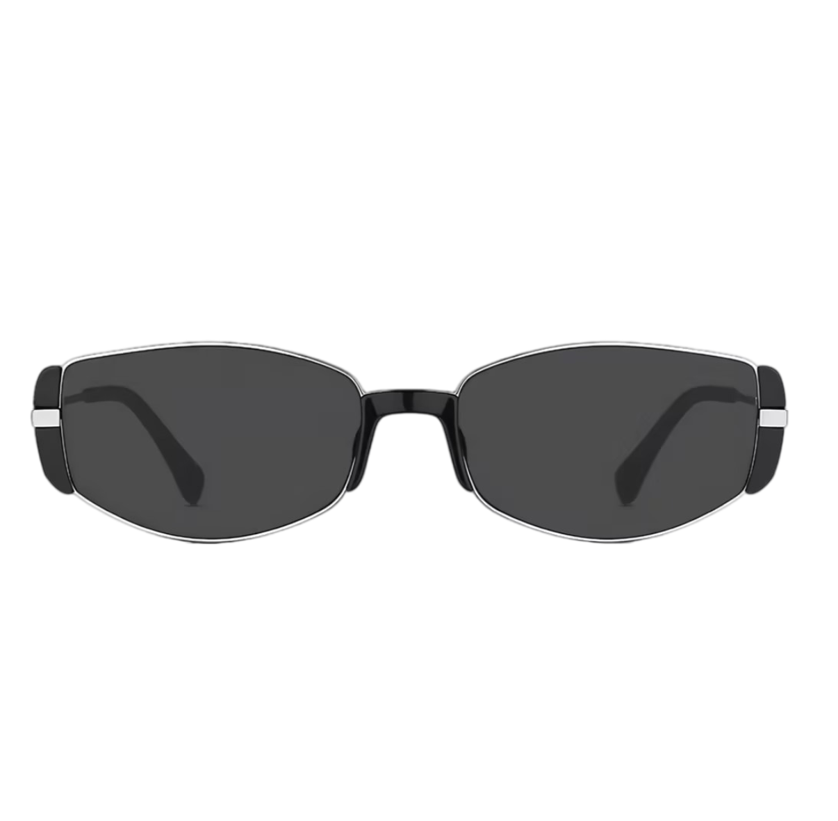 Prescription Sunglasses | Slim Retro Metal Rectangle