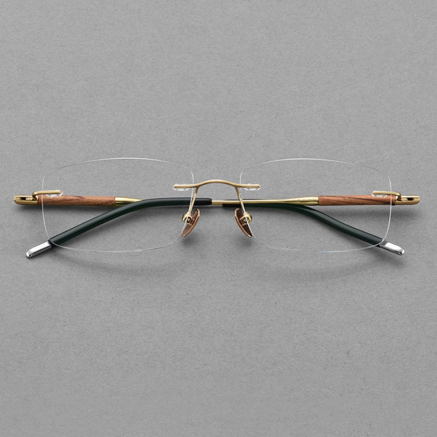 Prescription Men’s Eyeglasses | Lightweight Rimless Photochromic Glasses