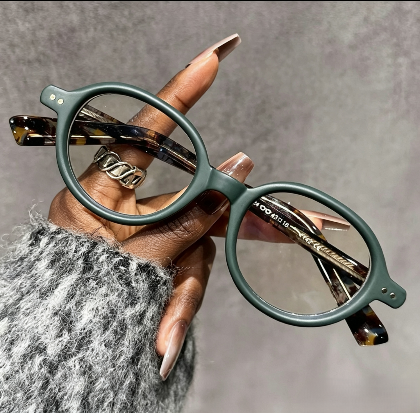 Prescription Reading Glasses | Vintage Oval TR90 Presbyopia Eyeglasses
