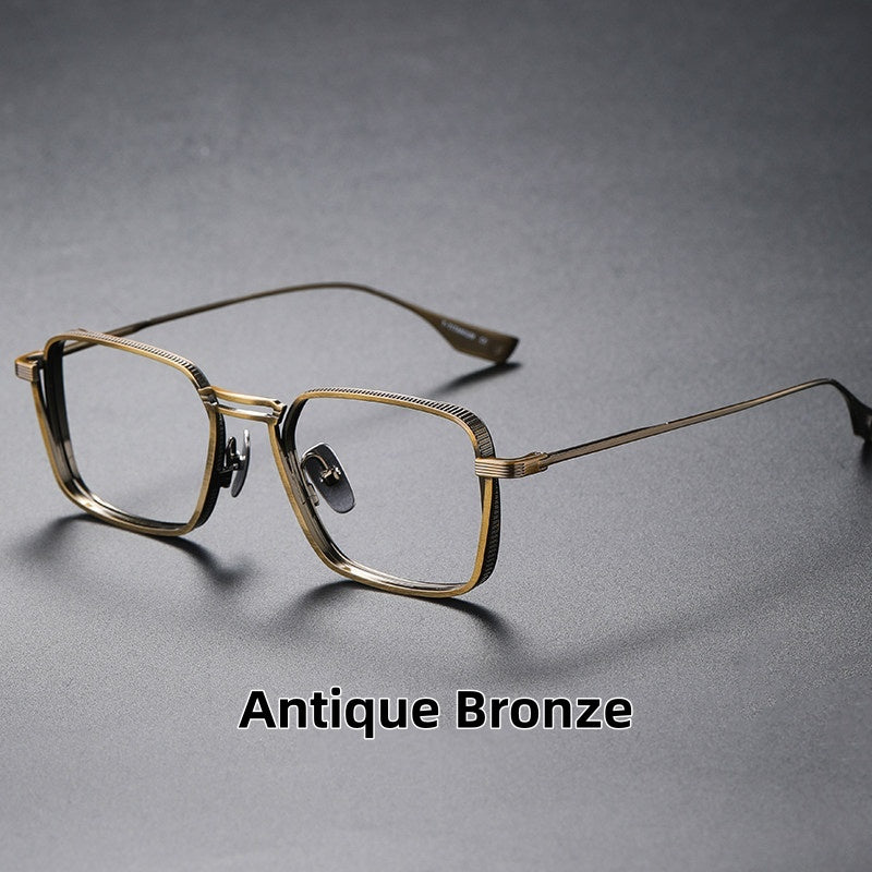 Prescription Eyeglasses | Lightweight Titanium Square Frame