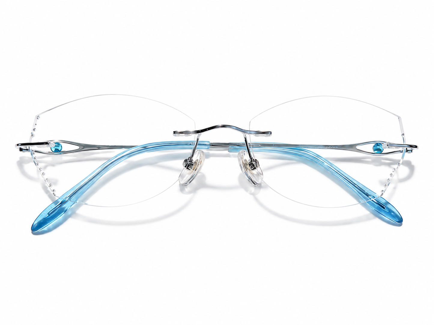 Women Slim Rimless Glasses | Blue Light Eyewear