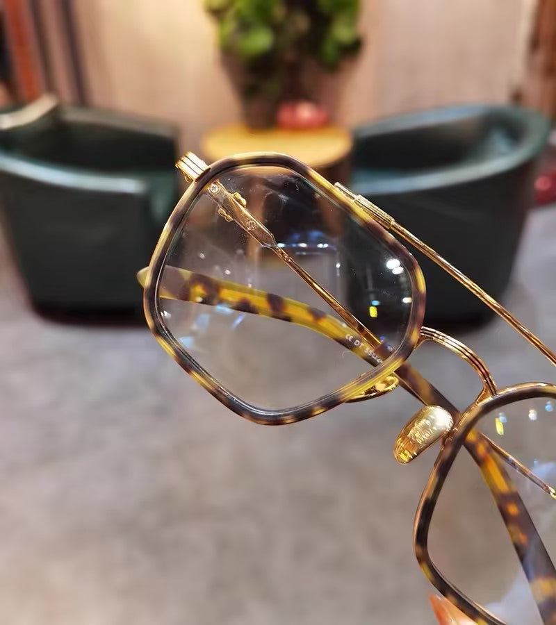 Prescription Glasses, Double Bridge Square Optical Frames