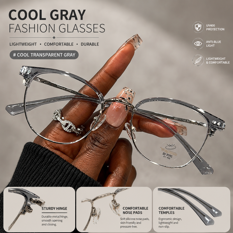 Women Square Luxury Glasses | Soft Face Eyewear