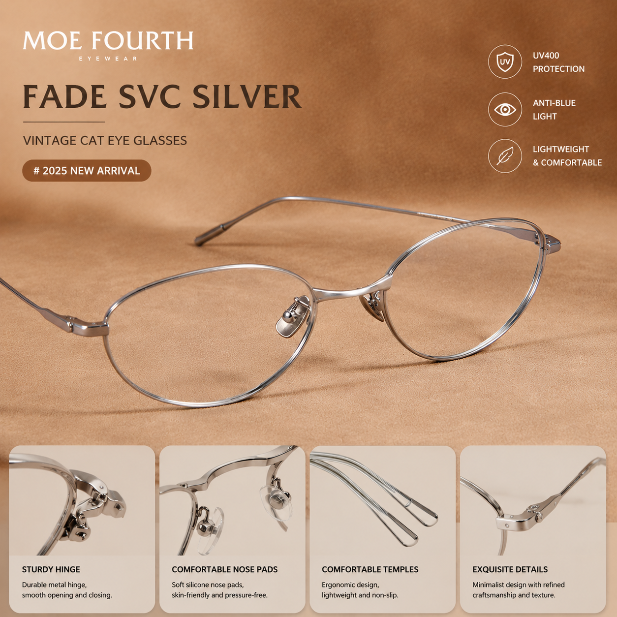 Women Rimless Premium Glasses | Elegant Minimal Eyewear