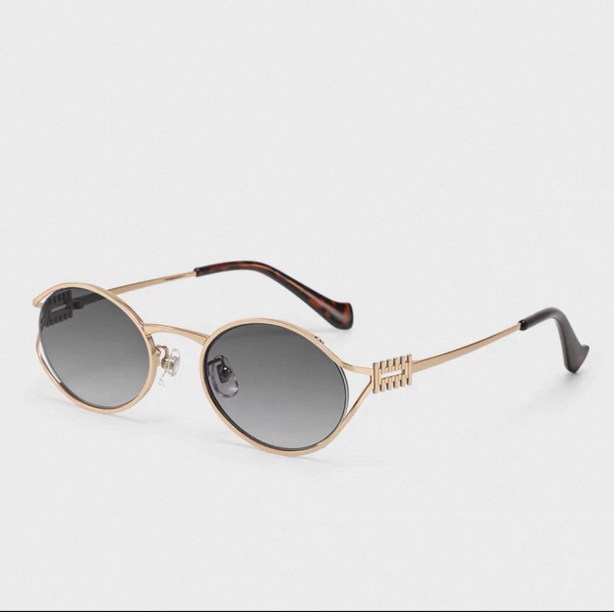 Prescription Sunglasses, Vintage Oval Metal