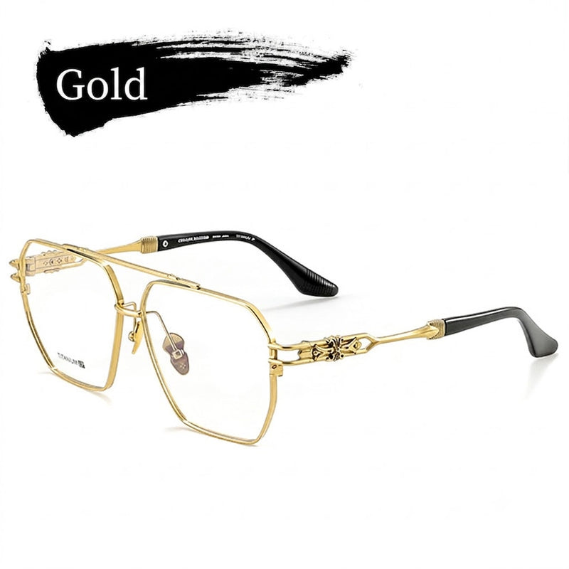 Prescription Men’s Glasses | Vintage Pure Titanium Square Frame