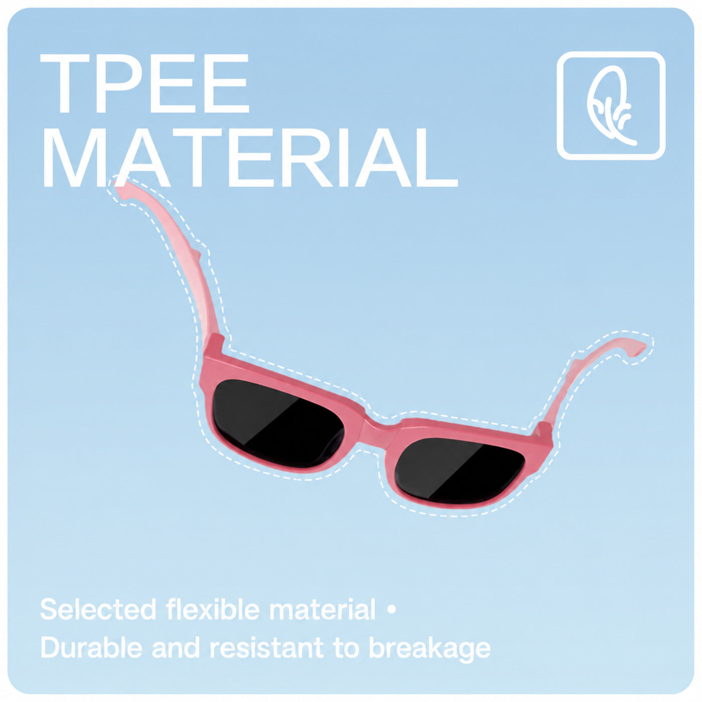 Kids Sunglasses, Polarized UV400 Sun Protection Outdoor Shades