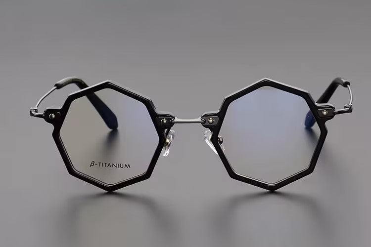 Prescription Glasses | Geometric Hexagonal β-Titanium Optical Frames