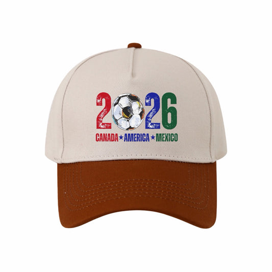 Two-Tone Baseball Cap, Multiple Brim Colors Optional