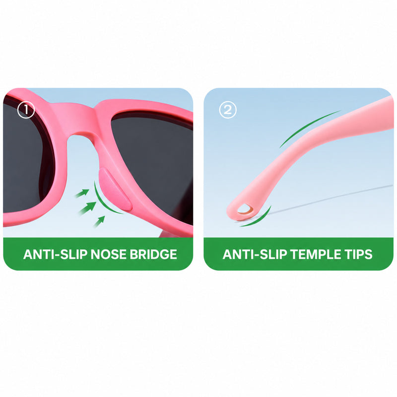 Kids Sunglasses, Polarized UV400 Sun Protection Outdoor Shades