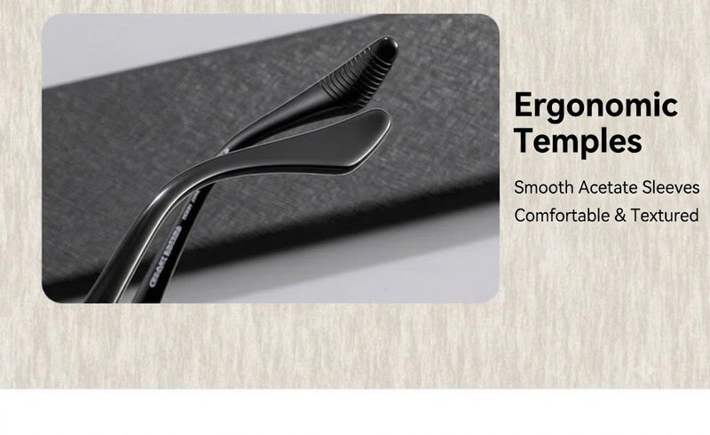 Prescription Men’s Glasses | Vintage Pure Titanium Square Frame