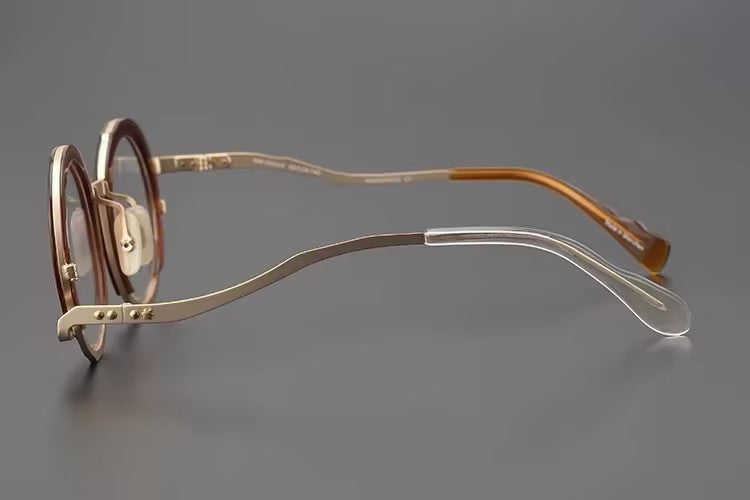 Prescription Glasses | Retro Double Layer Round Optical Frames