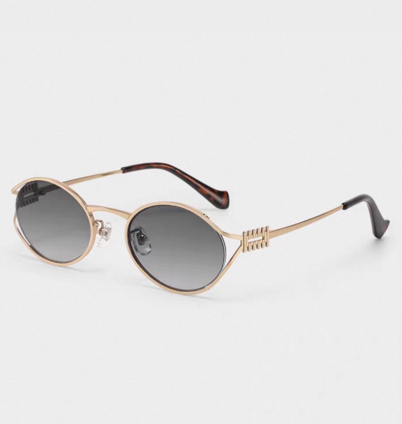 Prescription Sunglasses, Vintage Oval Metal