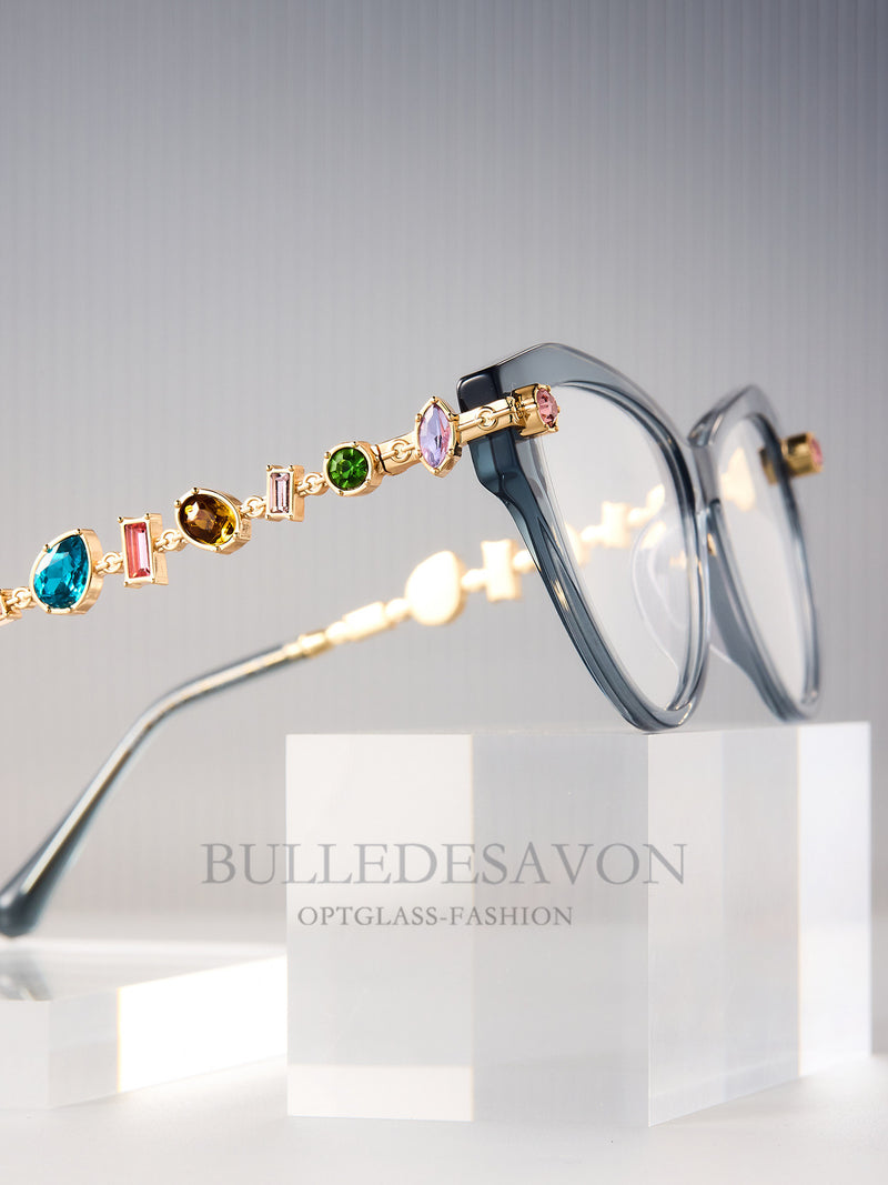 Prescription Women’s Eyeglasses | Gemstone-Style Optical Frame