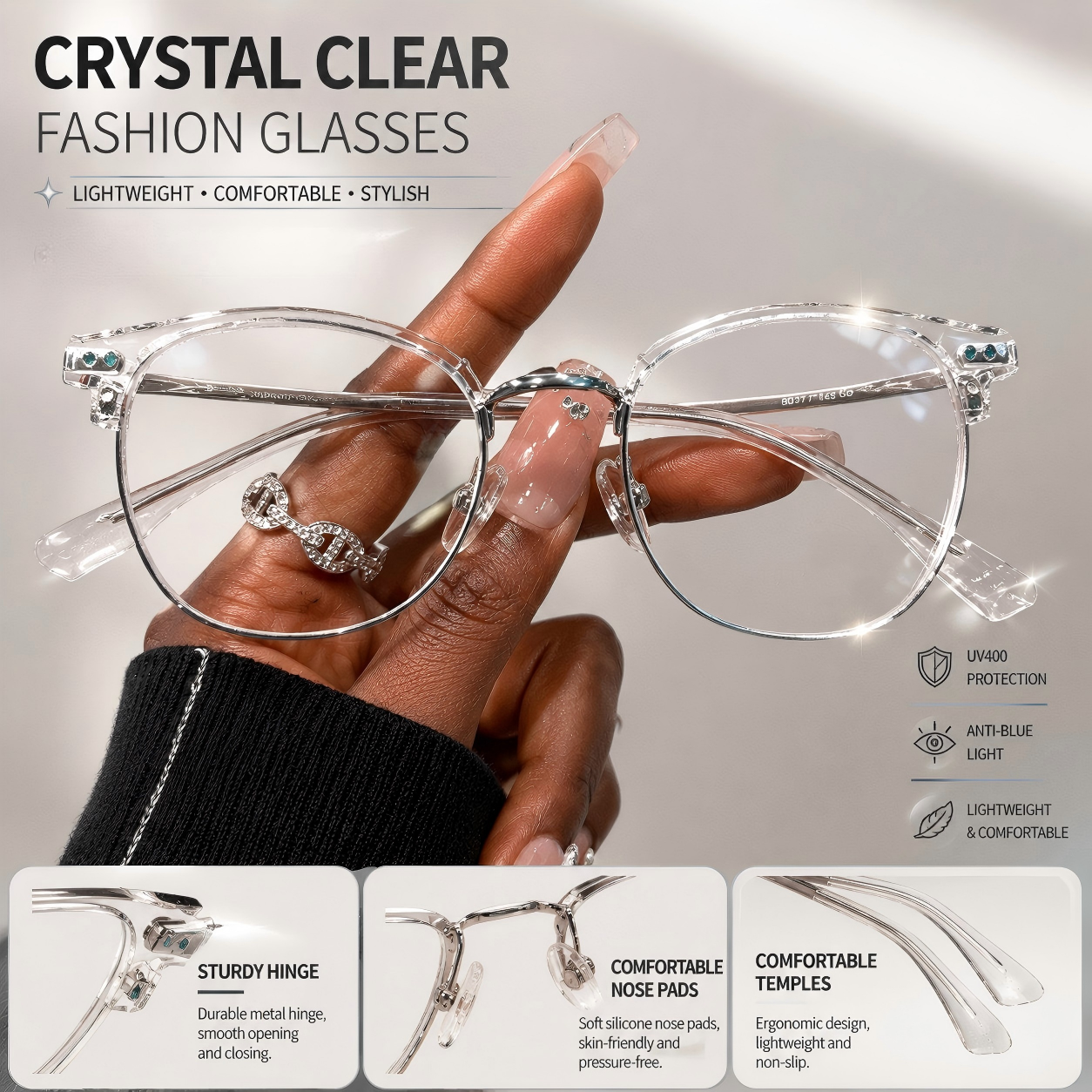 Prescription Glasses | Square Elegant Frame