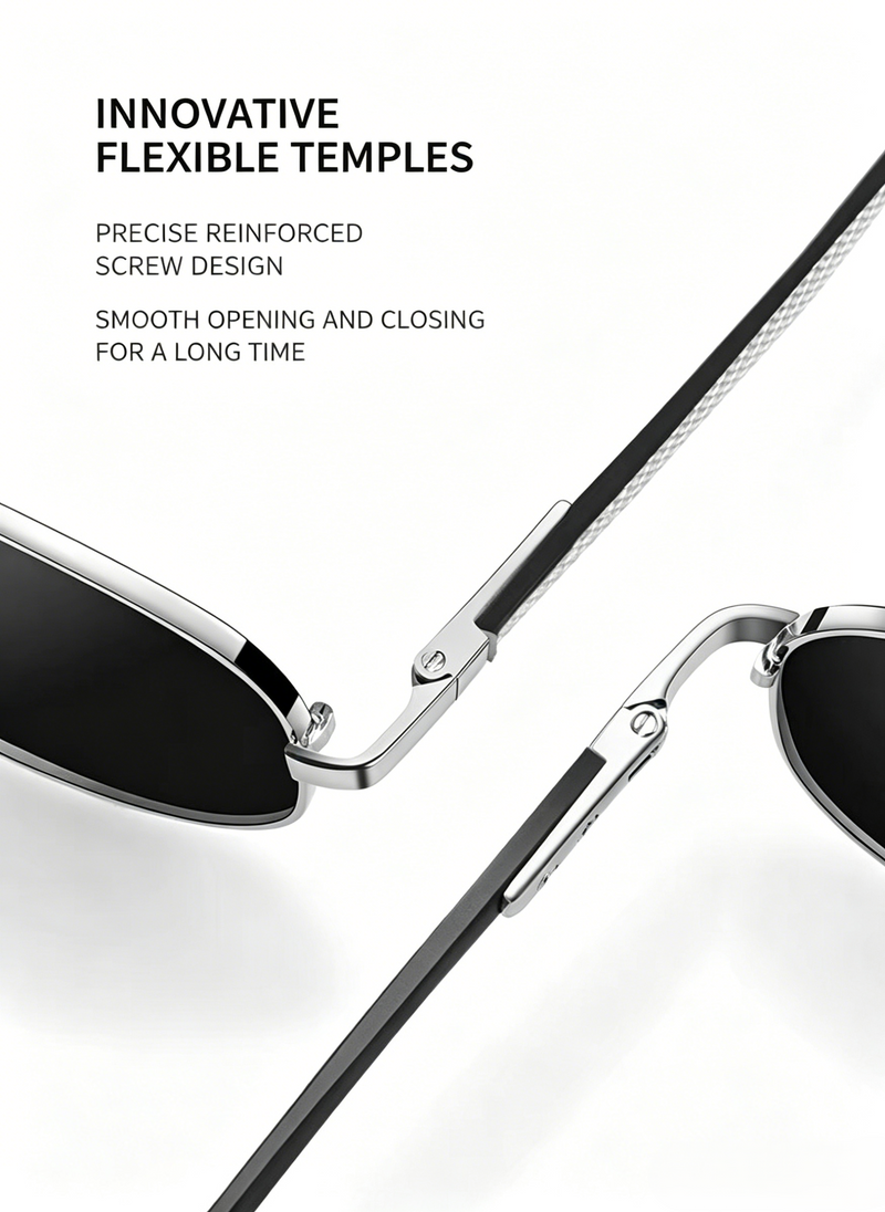 Sunglasses, Classic Metal Aviator Driving Glasses