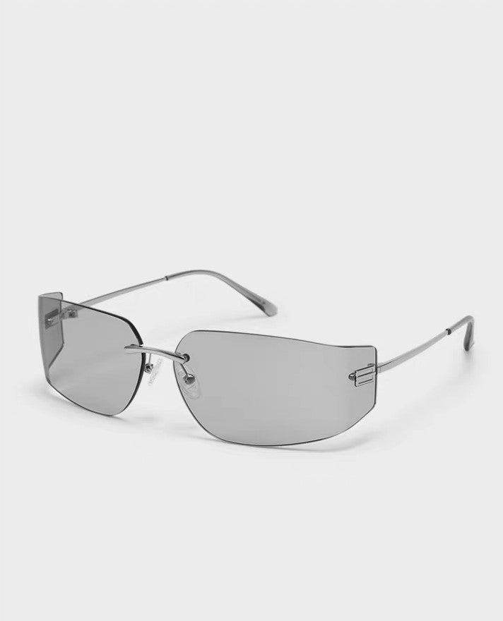 Sunglasses, Rimless Wrap-Around Nylon