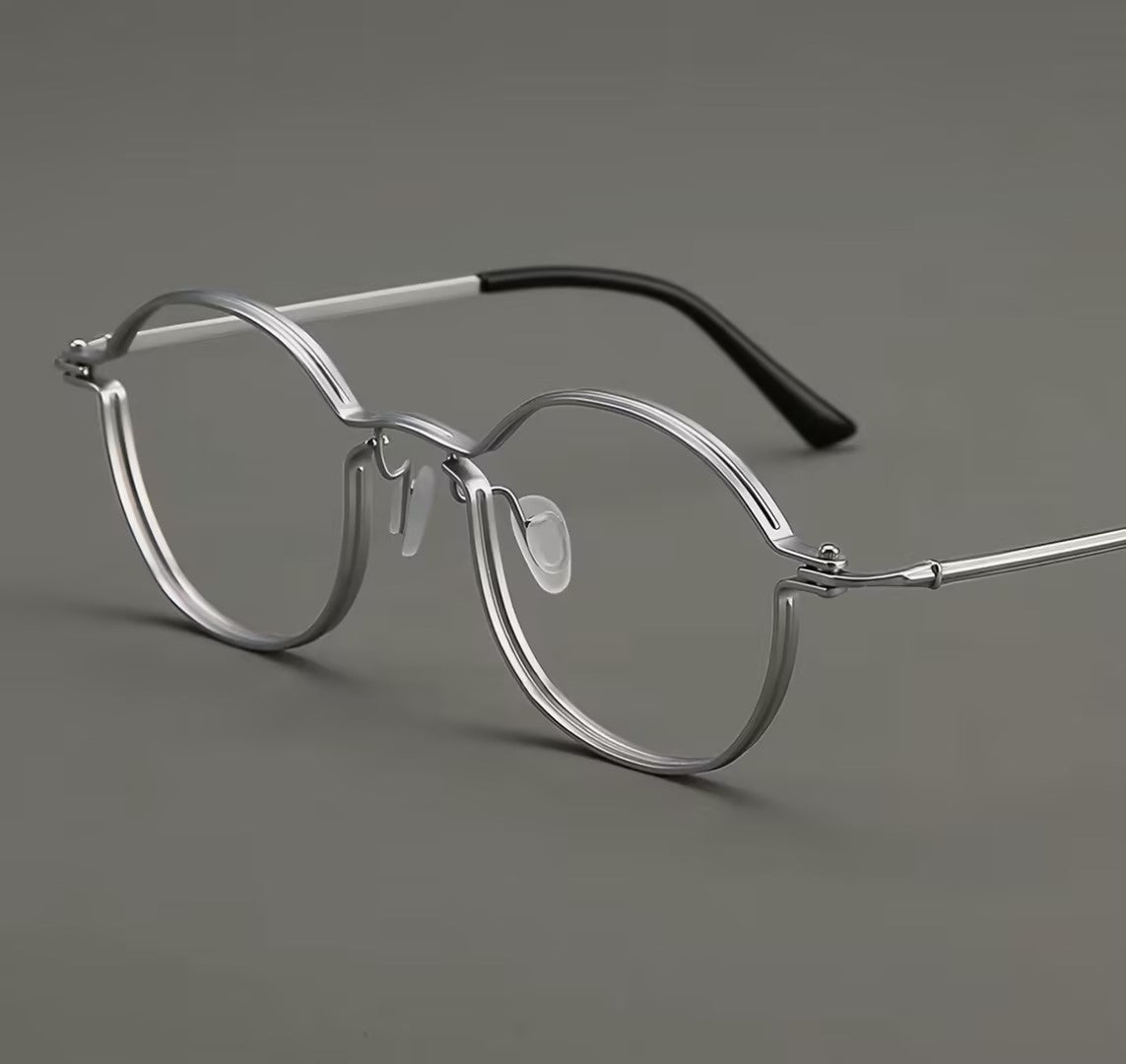 Prescription Glasses | Ultra Thin Wire Titanium Oval Optical Frames