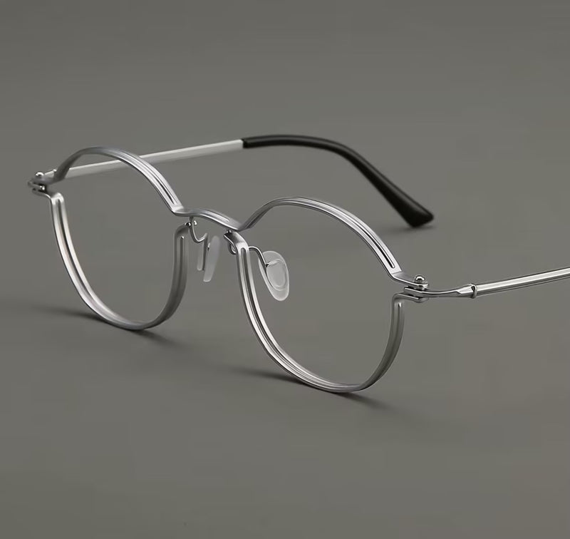 Prescription Glasses | Ultra Thin Wire Titanium Oval Optical Frames