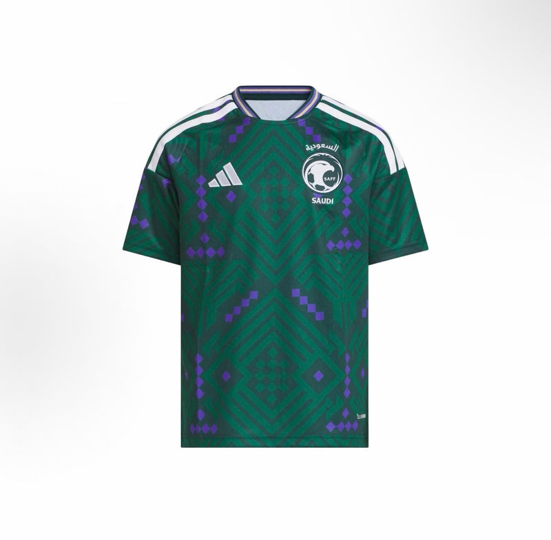 Saudi Arabia 2026 New Official Kids Home Football Jersey Sets