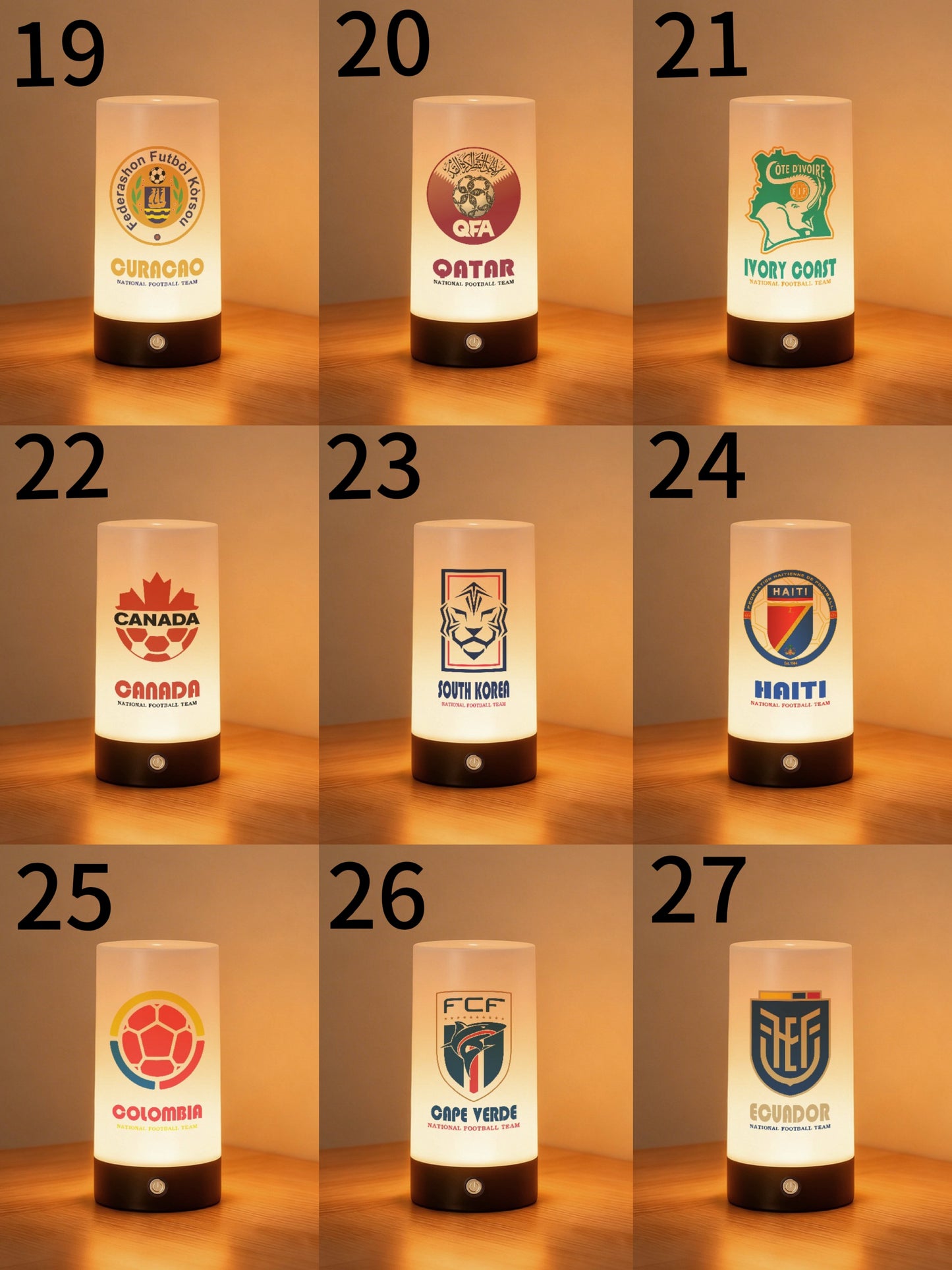 LED Touch Night Light, 50 Designs Optional, 2 Pack