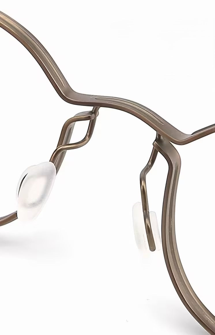 Prescription Glasses | Ultra Thin Wire Titanium Oval Optical Frames