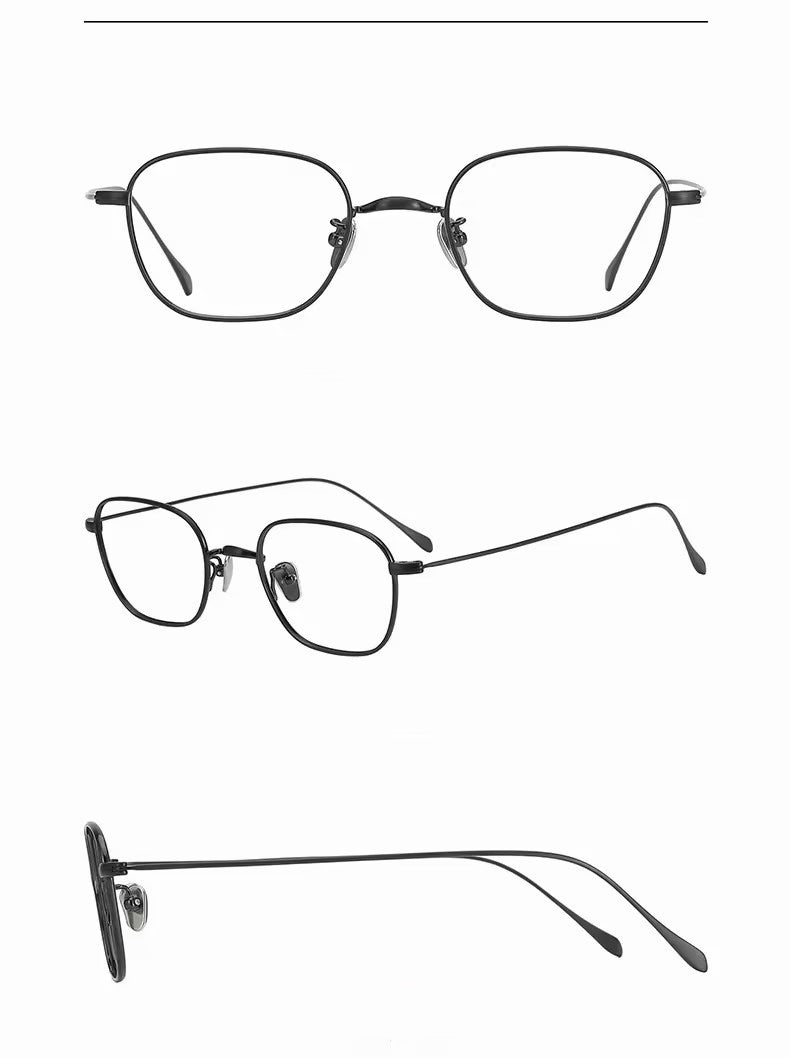 Prescription Glasses | Minimalist Lightweight Square Retro Frame
