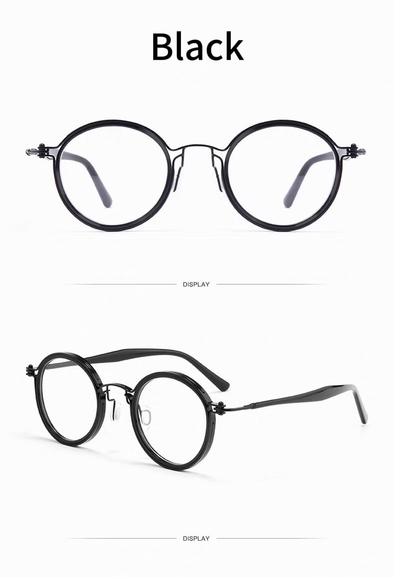 Vintage Round Prescription Reading Glasses