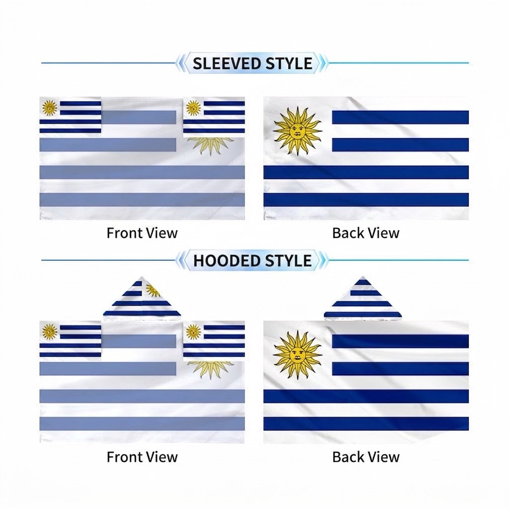 2026 World Cup National Flag Cape, 48 Countries Available, Hooded / Sleeve Tube 2 Styles