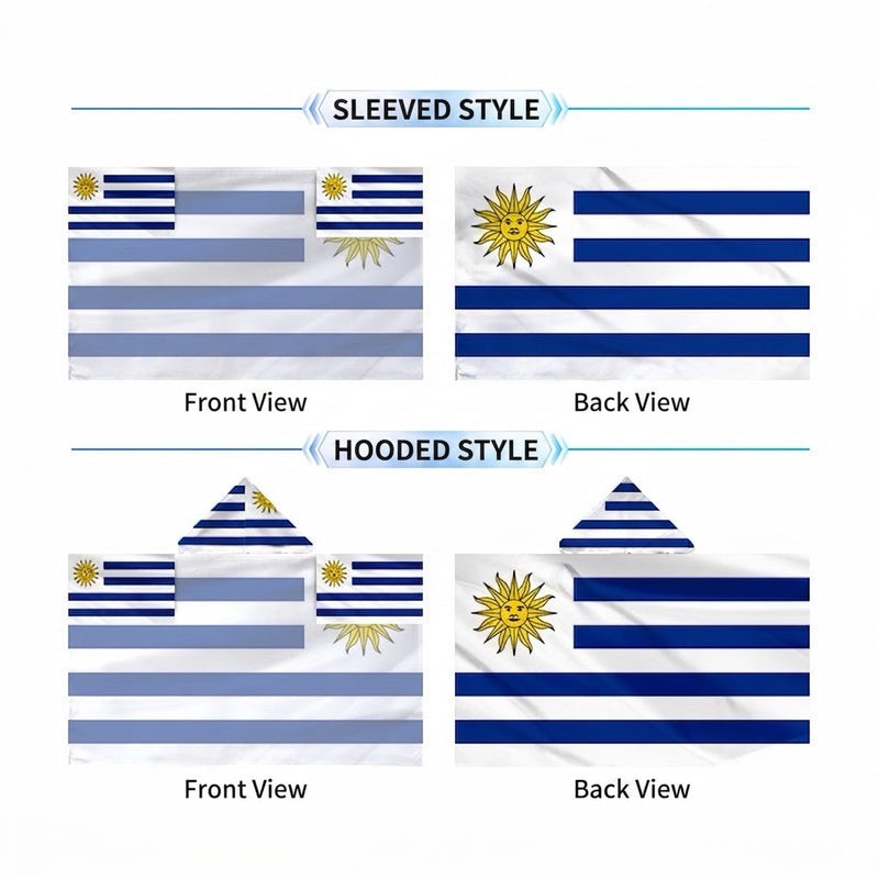 2026 World Cup National Flag Cape, 48 Countries Available, Hooded / Sleeve Tube 2 Styles