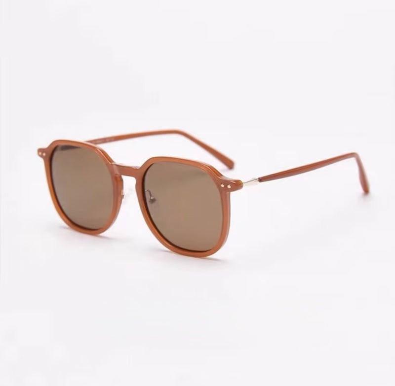 Prescription Sunglasses | Geometric Octagon Square Light Acetate
