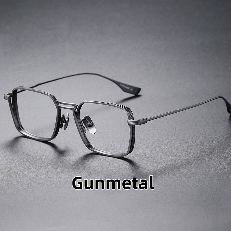 Prescription Eyeglasses | Lightweight Titanium Square Frame