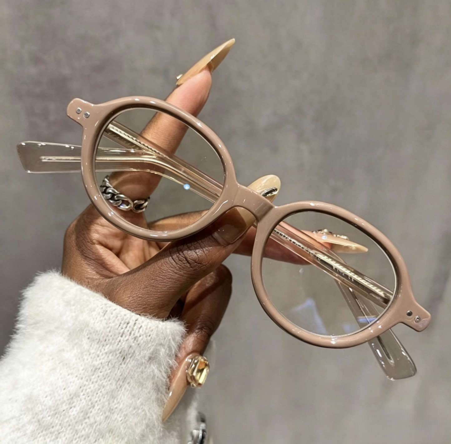 Prescription Reading Glasses | Vintage Oval TR90 Presbyopia Eyeglasses