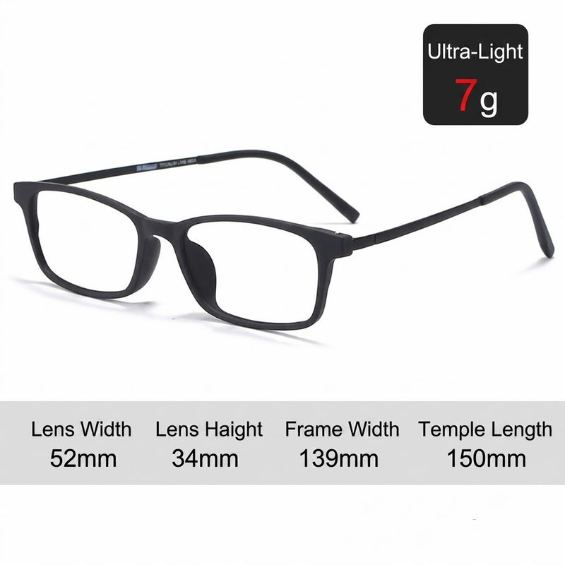 Prescription  Eyeglasses | Ultra-Light Pure Titanium Small Frame