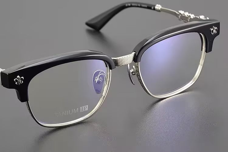 Prescription Glasses | Half Rim Browline Frame