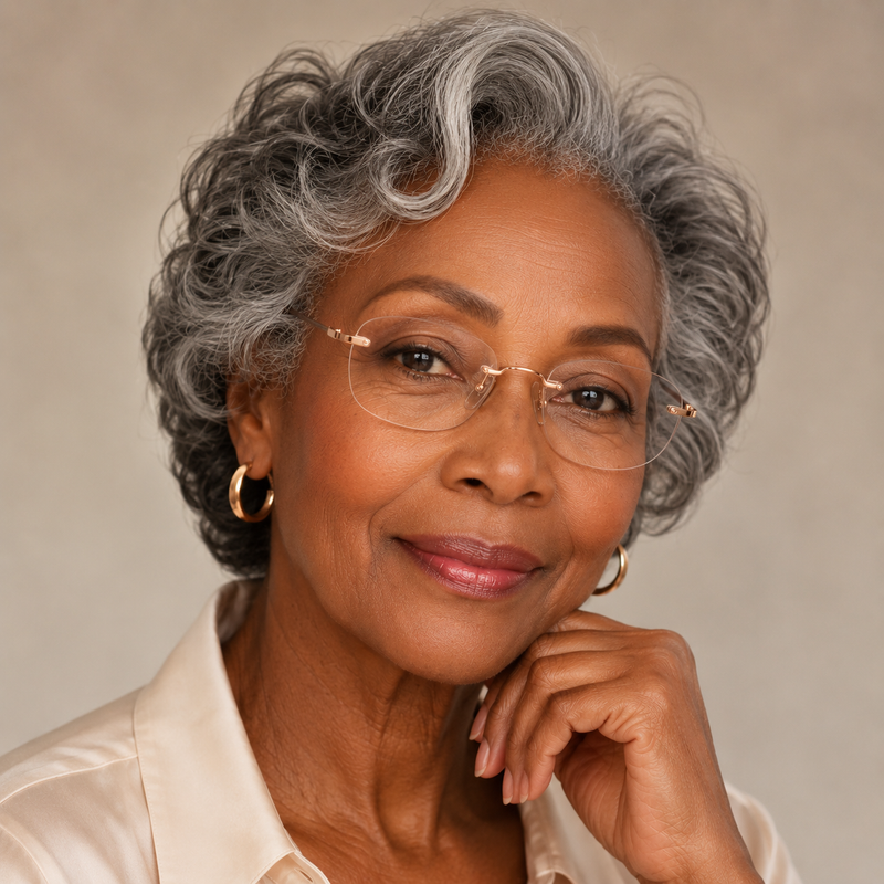 Prescription Reading Glasses, Fashion Rimless Ultra-Light Frame
