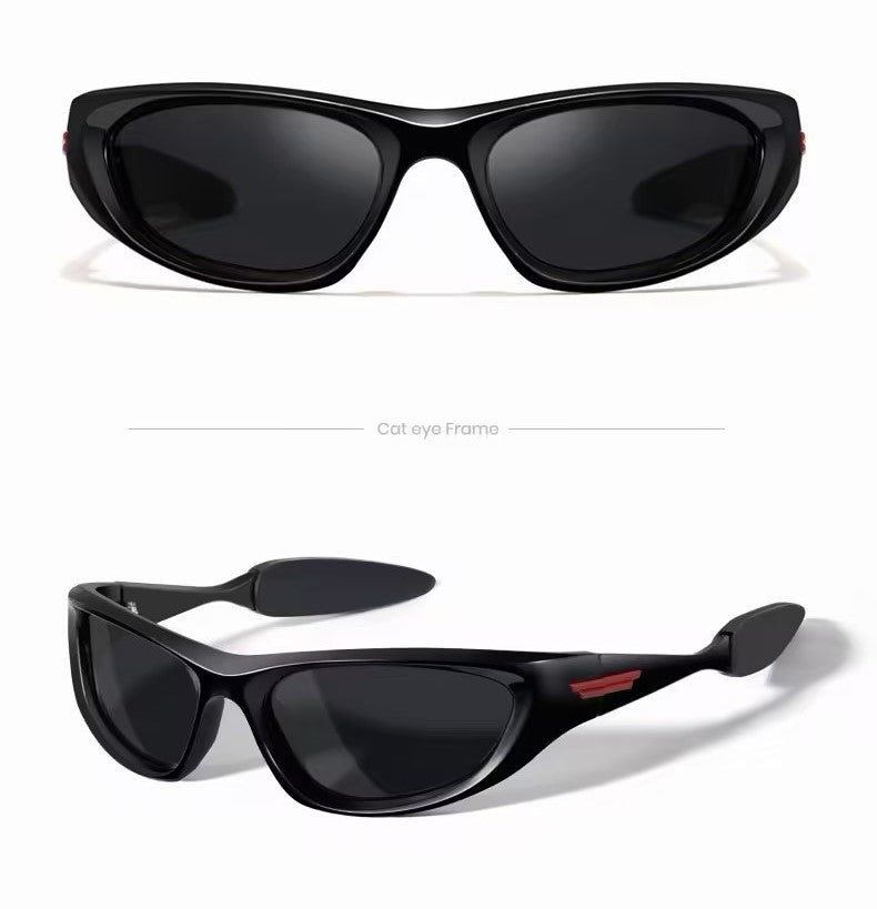 Sunglasses 2-in-1 Cat Eye Sport with Headband Function