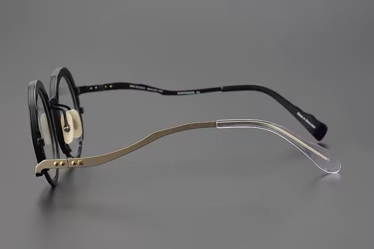 Prescription Glasses | Retro Double Layer Round Optical Frames