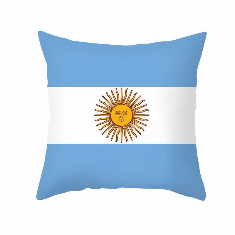 2026 World Cup National Flag Pillow with Inner Cushion Pack of 3