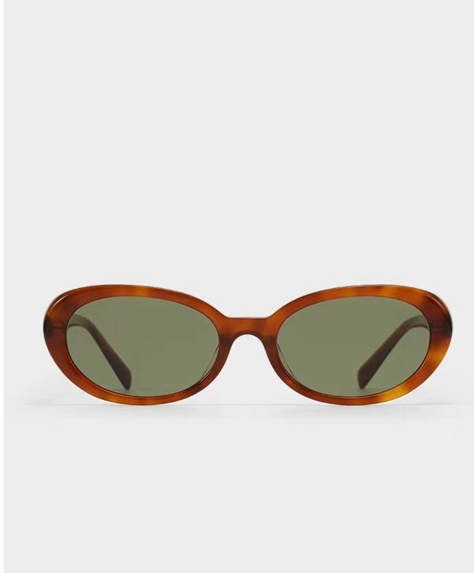 Prescription Sunglasses | French Cream Retro Oval Acetate,  Vintage Soft Tone Oval Frame Fashion Shades