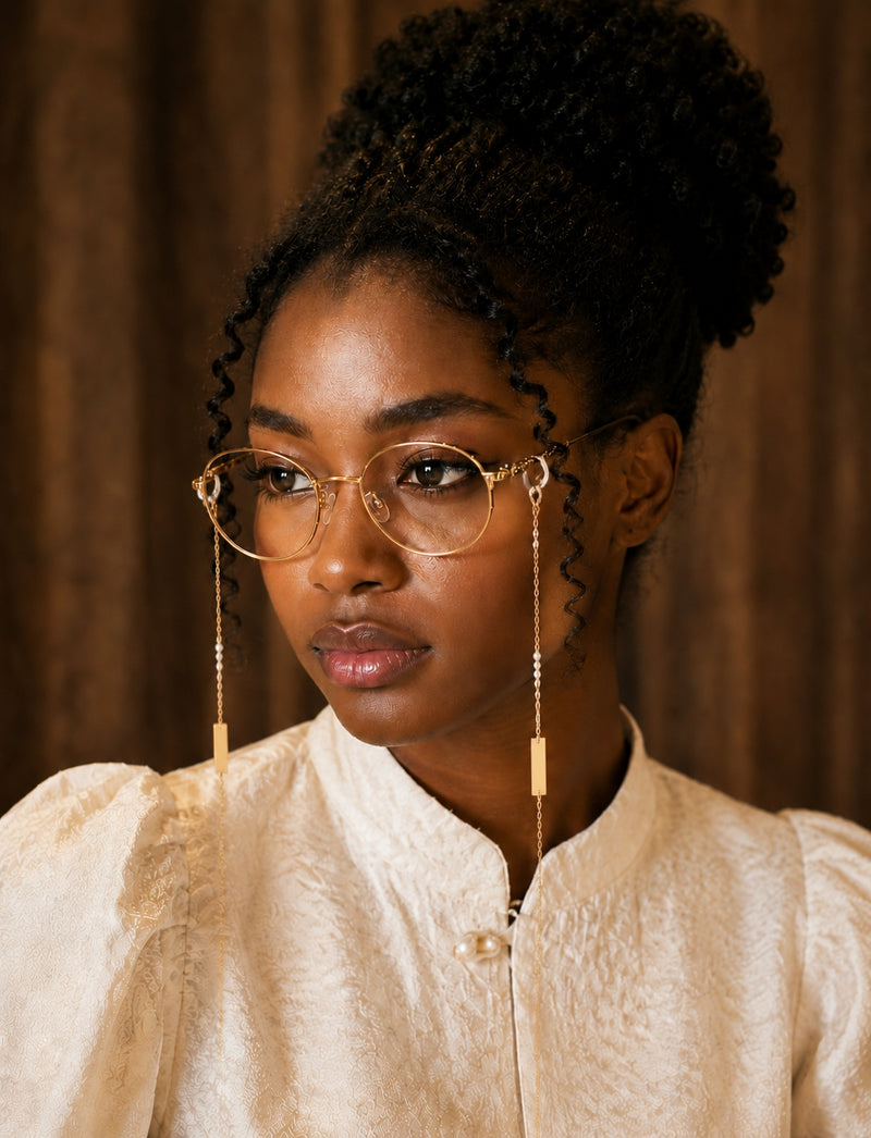 Prescription Glasses | Rose Rococo Butterfly Shell Rimless Frame