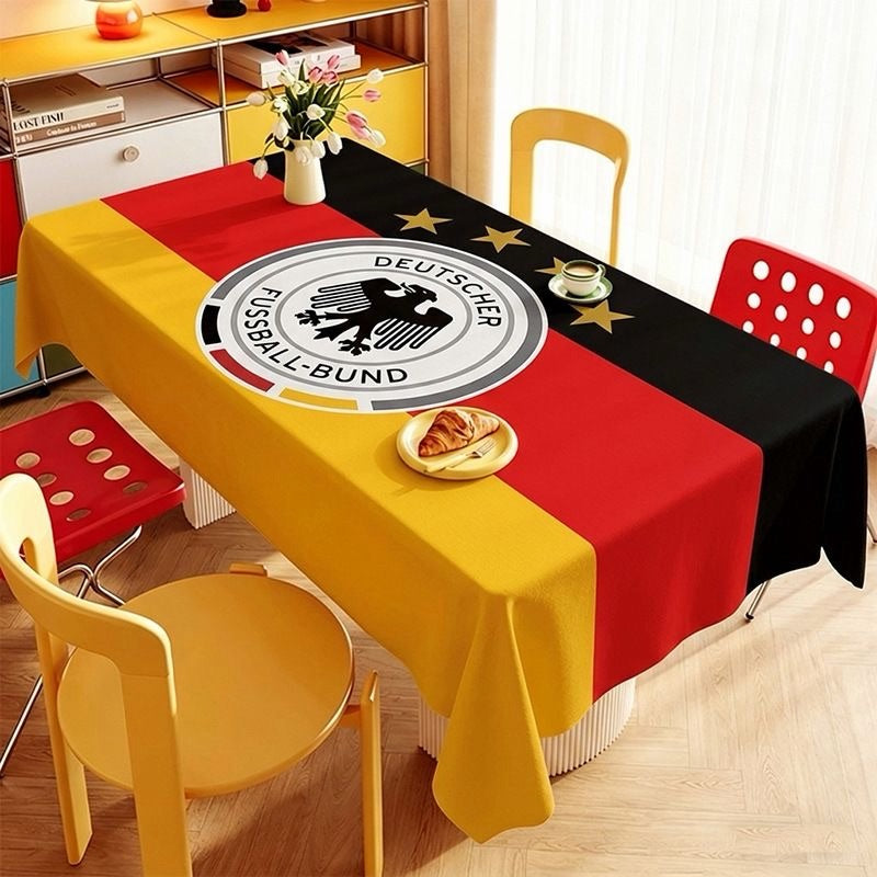 2026 World Cup National Team Tablecloth, 24 Countries & Multiple Sizes Optional
