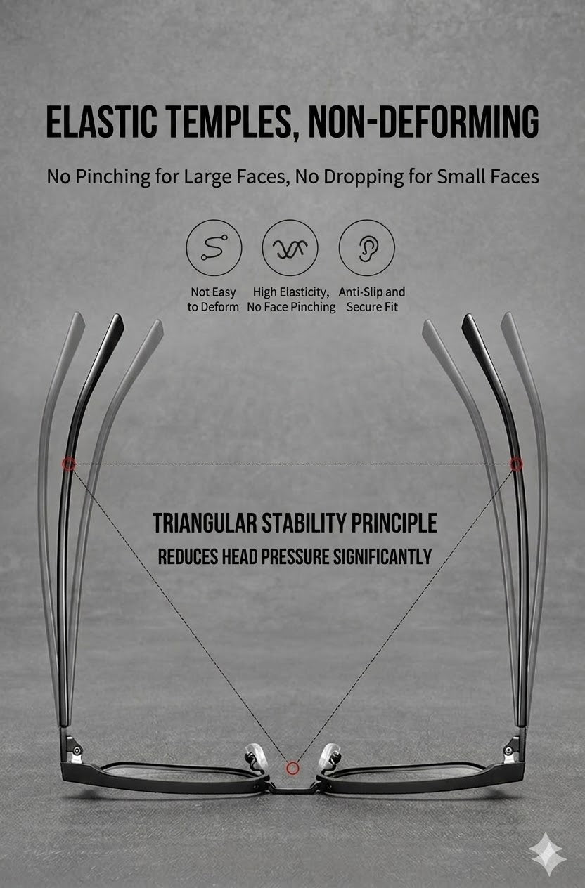 Prescription  Eyeglasses | Classic Lightweight Titanium Optical Frame