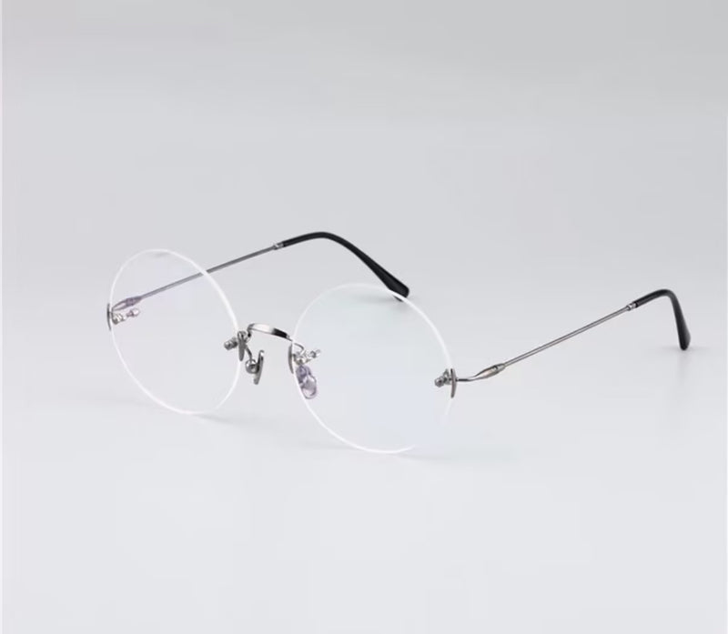 Prescription Glasses | Vintage Rimless Round Optical Frames