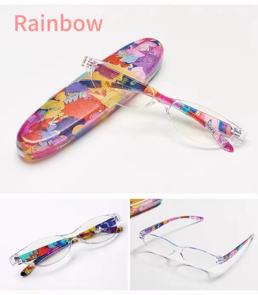 Ultra Light Portable Anti Blue Light Prescription Reading Glasses