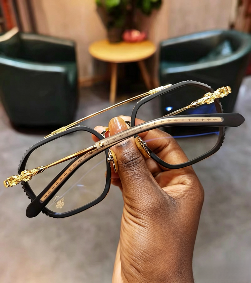 Prescription Glasses, Double Bridge Square Optical Frames